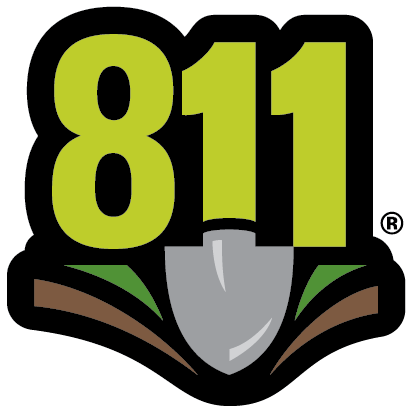 811 logo - call 811 before you dig